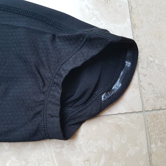 NWOT Lululemon Crop Leggings (Black/Aqua) - Picture 7 of 10